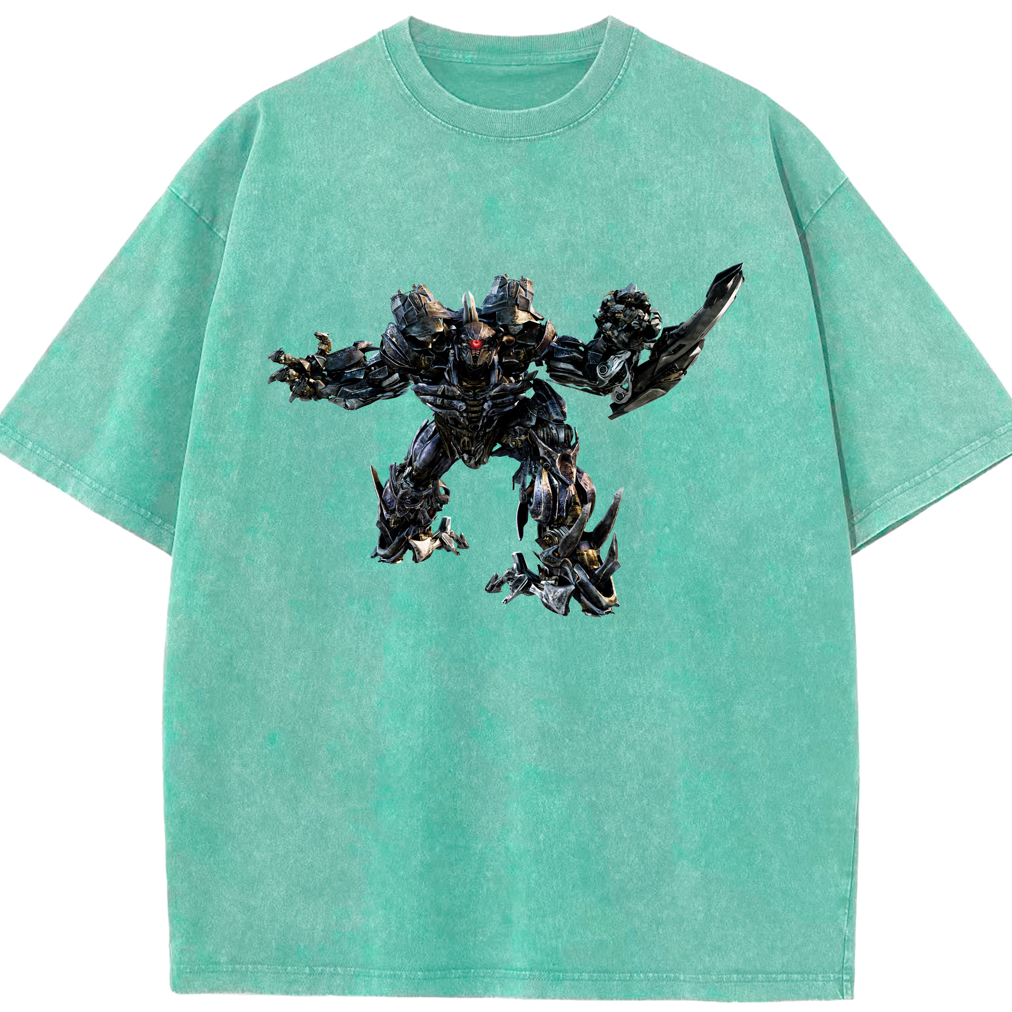 （画像用） Transformers トランスフォーマー 綿100% ヴィンテージ風 半袖Tシャツ（フロントプリント）